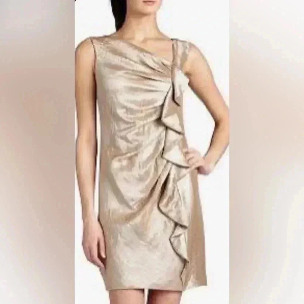 Suzy Chin for Maggy Boutique NWT Oyster Cocktail occasion Dress, zip back